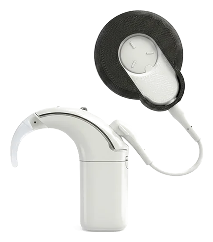 Hansie en Grietjie Midnight Black protective shell for a cochlear implant processor