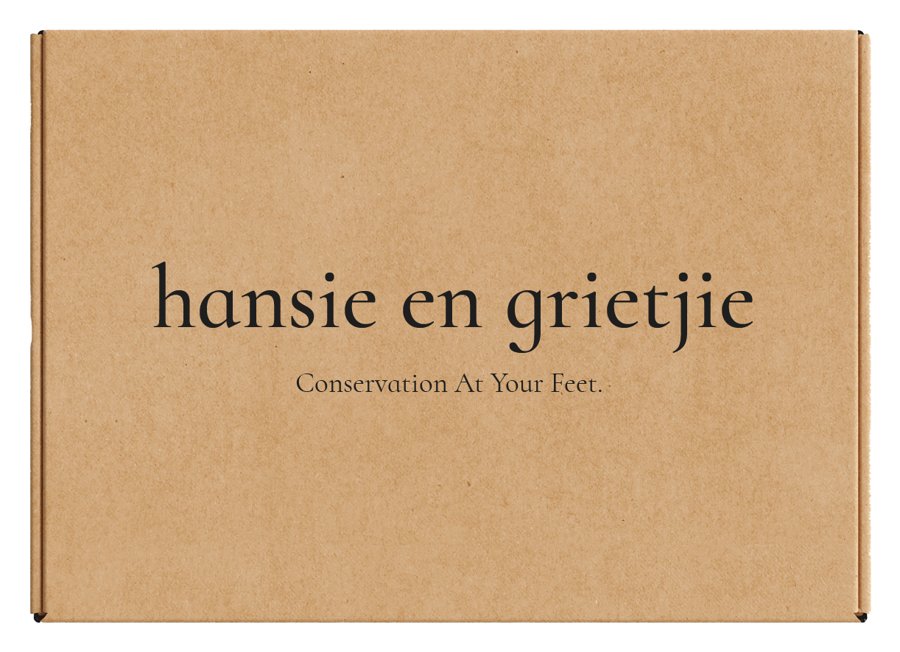 Hansie en Grietjie Rare Krate kraft gift box